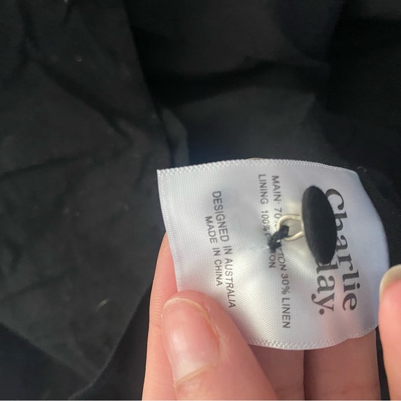 Anthropologie Charlie Holiday Black Andrea Maxi Dress Medium - Picture 12 of 12